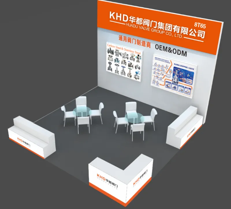 Gặp Huadu Valve Group (KHD) ở đâu vào tháng 10 năm 2026? Hội chợ Van quốc tế Chiết Giang, Gian hàng 8T65