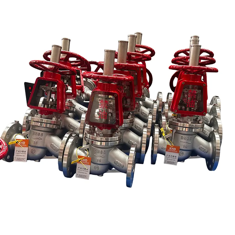 Van cầu oxy bằng thép không gỉ